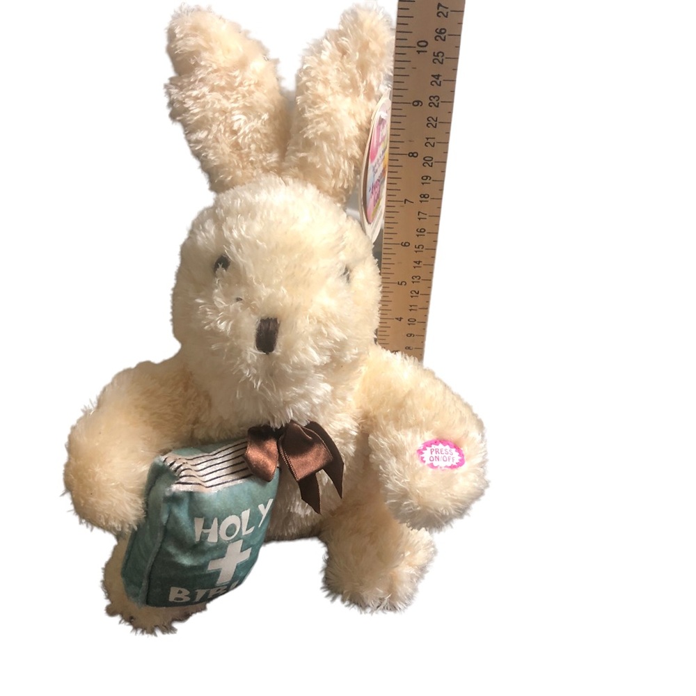 Dan Dee Collector’s Choice Easter Bunny Rabbit Bible Singing Awesome God VIDEO - Picture 3 of 17